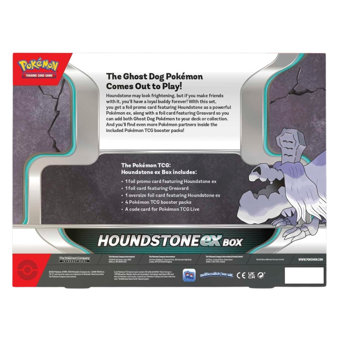 Pokemon Tcg Scarlet & Violet Houndstone Ex Box Special Illustration Collection Ingles