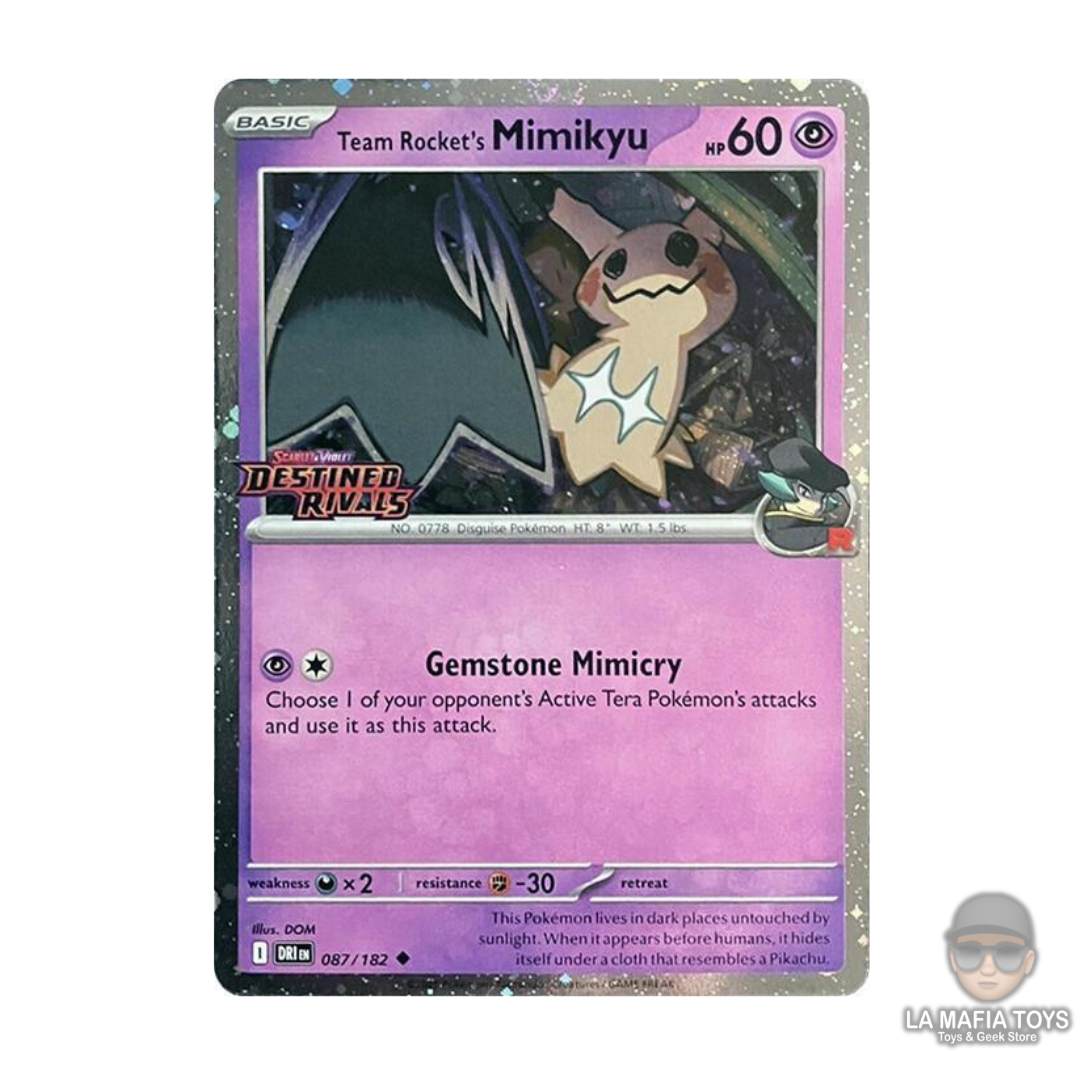 Team Rocket's Mimikyu [Stamped] #87 Pokemon Destined Rivals