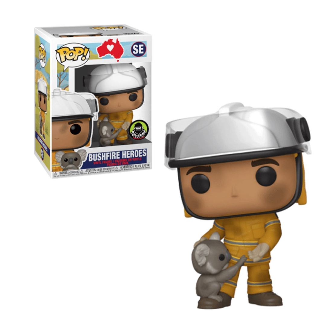 Funko Pop Bushfire Heroes Popcultcha Exclusivo