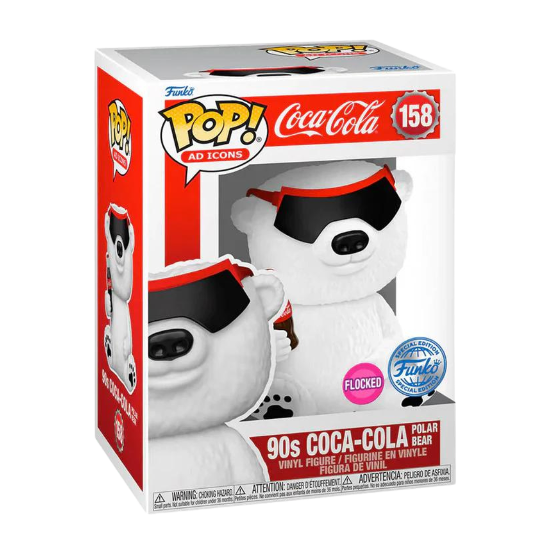 Funko Pop Coca Cola Oso 158 Flocked Exclusivo