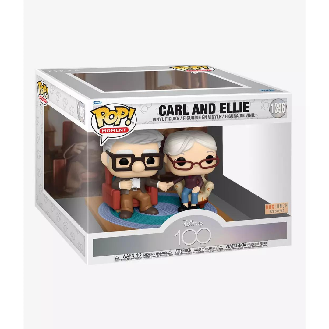Funko Pop Disney Carl & Ellie 1396 Disney 100 BoxLunch Exclusivo