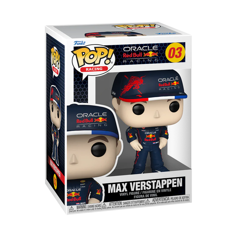 Funko Pop  Max Verstappen 03 Formula 1 Oracle Red Bull Racing