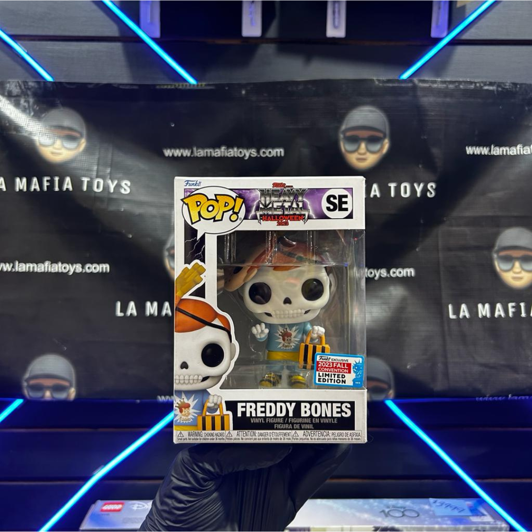 Heavy Metal NYCC 2023 Freddy Bones Funko Pop 