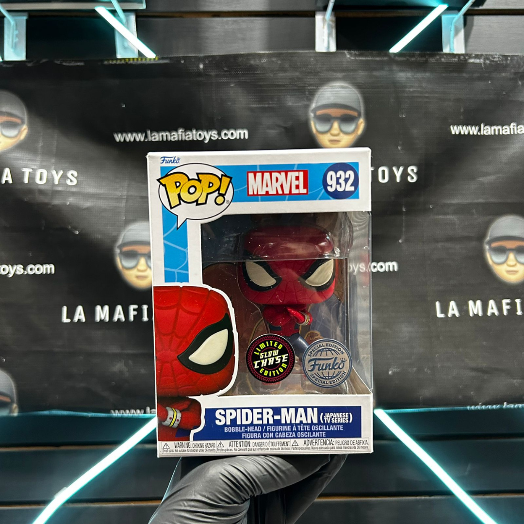 Funko Pop Marvel SpiderMan 932 Exclusivo Glow Chase