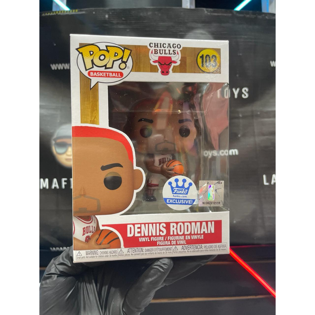 Funko Pop NBA Bulls Dennis Rodman 103 Funko Shop Exclusivo