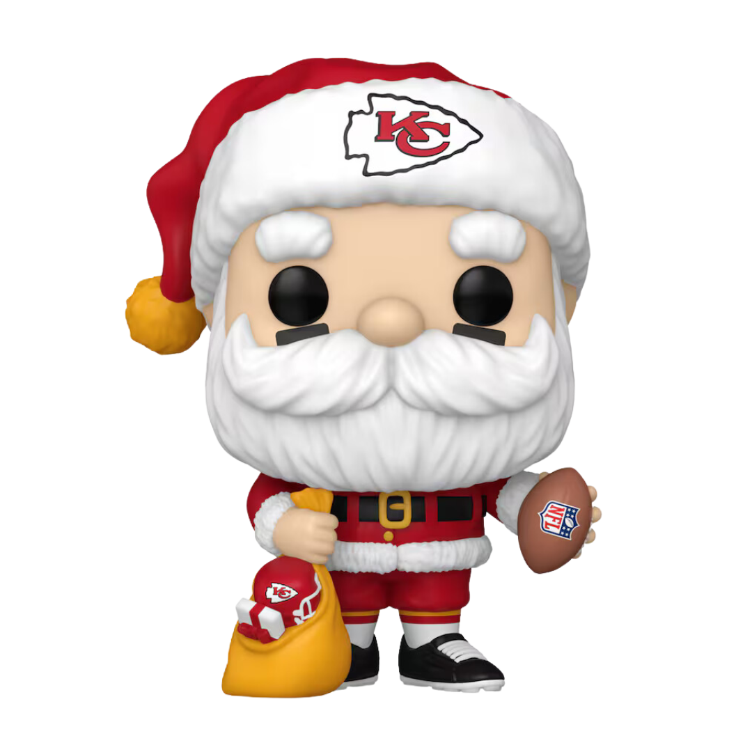 Funko Pop NFL Santa Chiefs Kansas Fanatics Exclusivo