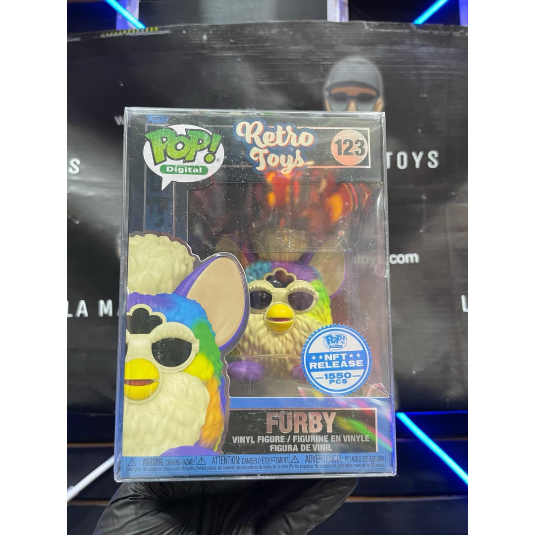 Funko Pop Furby 123 Retro Toys NFT Release 1550 Pcs Exclusivo
