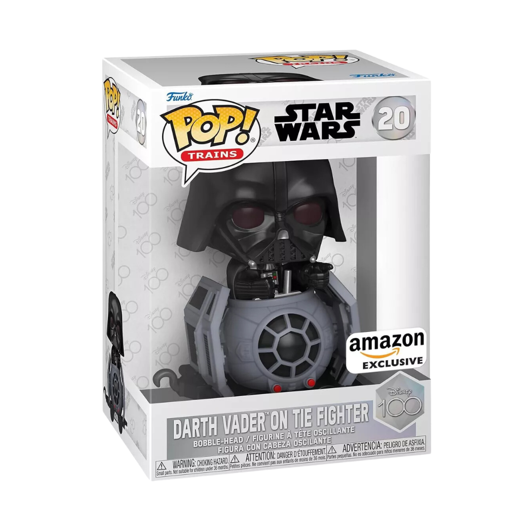Darth Vader On Tie Fighter 20 Star Wars Disney 100 Exclusivo