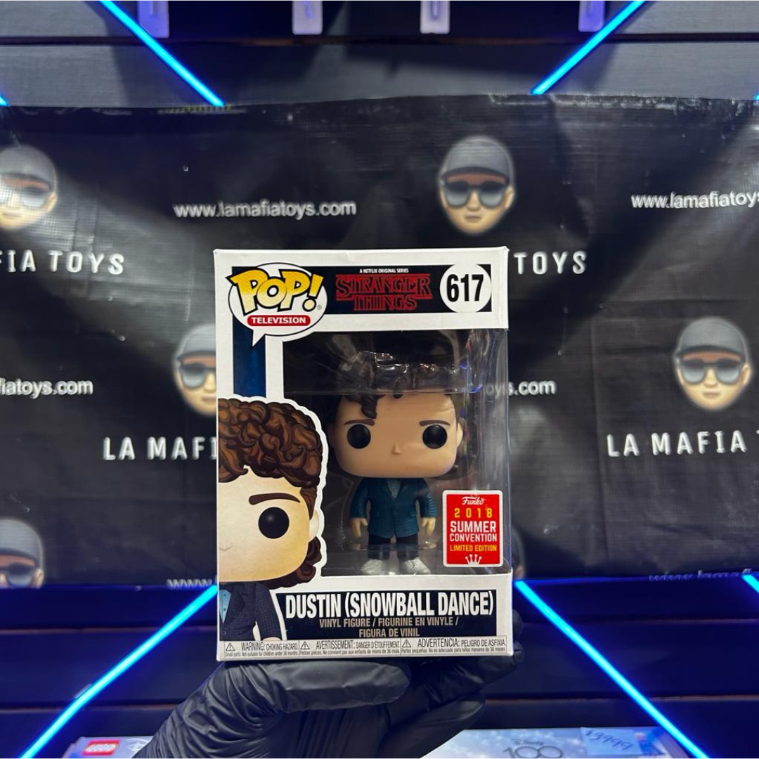 Funko Pop Dustin 617 Stranger Things Summer Convention Exclusivo