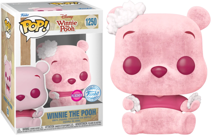 Funko Pop Disney Winnie 1250 Winnie The Pooh Flocked Exclusivo