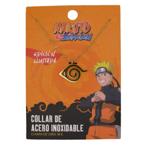 Collar Naruto Aldea Hoja Logo Limited Edition Geek