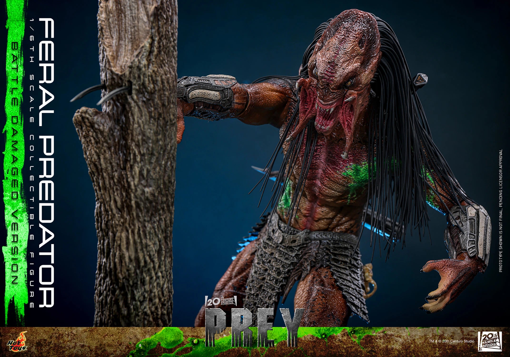 Hot Toys Feral Predator (Battle Damaged Version)