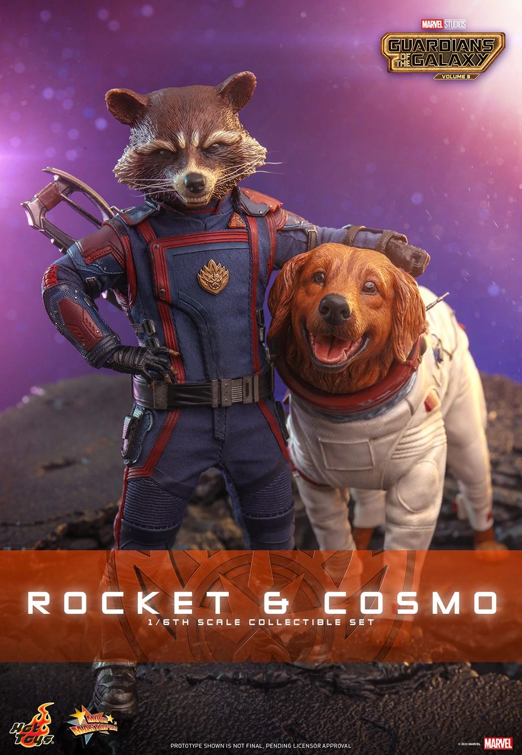 Hot Toys Marvel Rocket And Cosmo