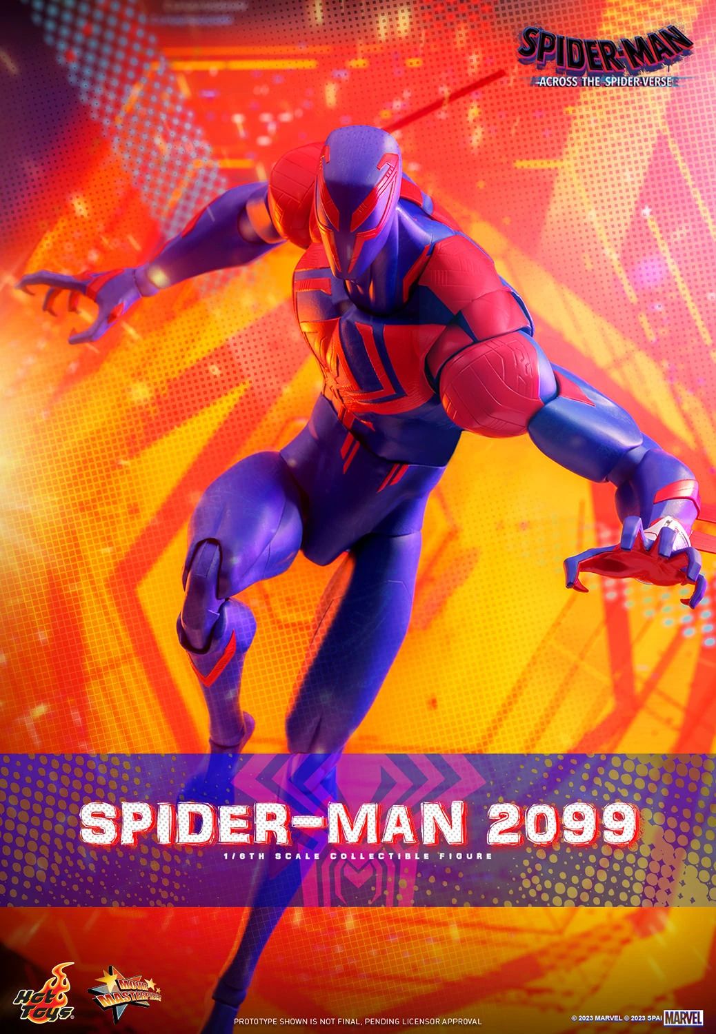 Hot Toys Marvel Spider Man 2099 Spider Man Across The Spider Verse