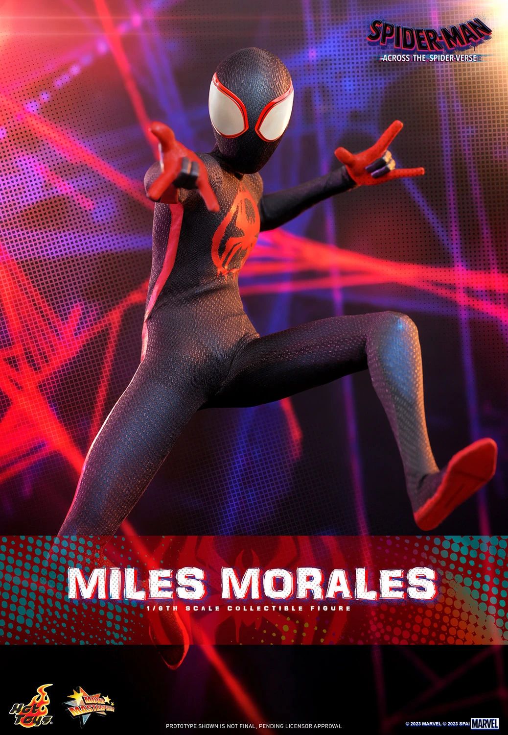 Hot Toys Marvel Miles Morales Spider Man Across The Spider Verse
