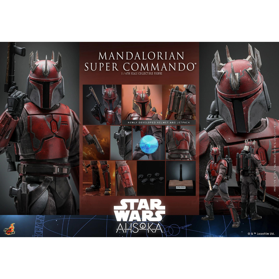 Hot Toys Star Wars Mandalorian Super Commando Ahsoka