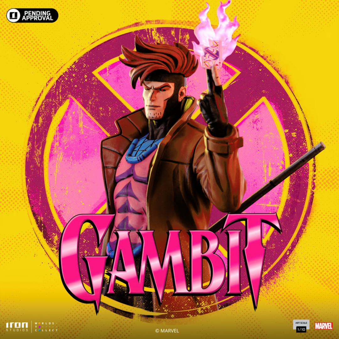 Marvel Studios Iron Studios  XMen 97 Gambit Jovenes Mutantes