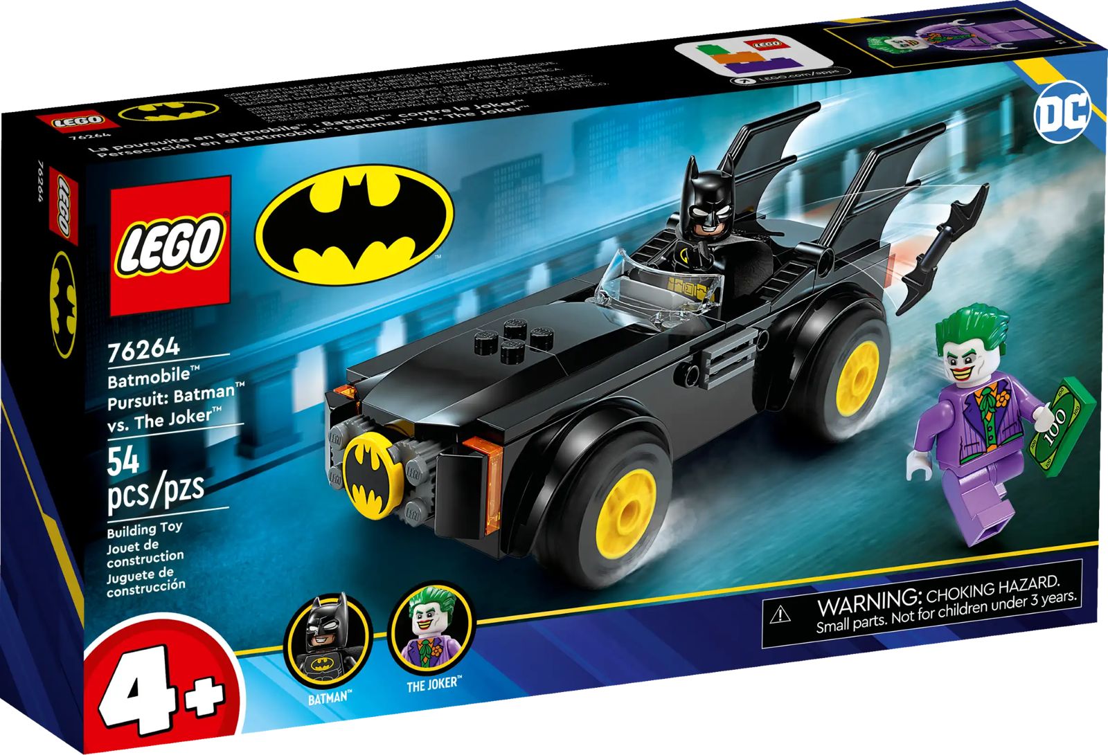 Lego Batman Persecución en el Batmobile Batman vs The Joker 76264