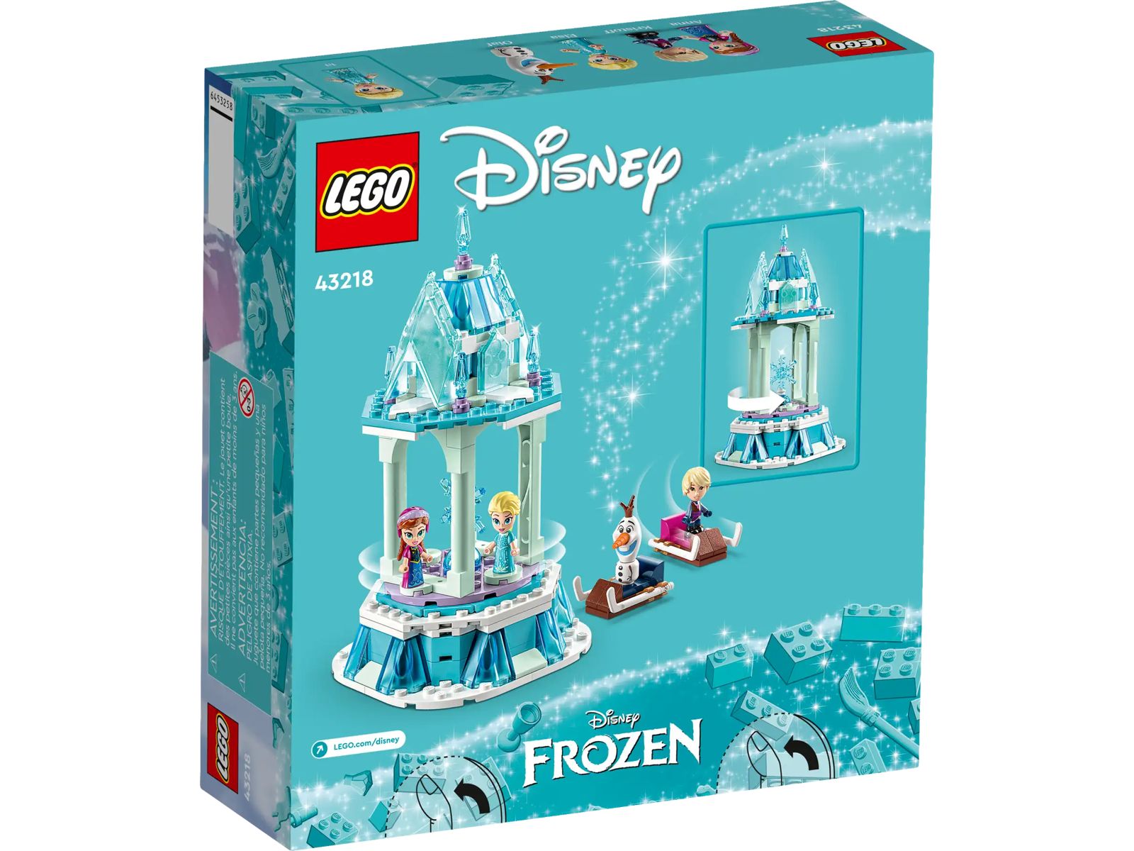 Lego Disney Tiovivo Mágico de Anna y Elsa 43218