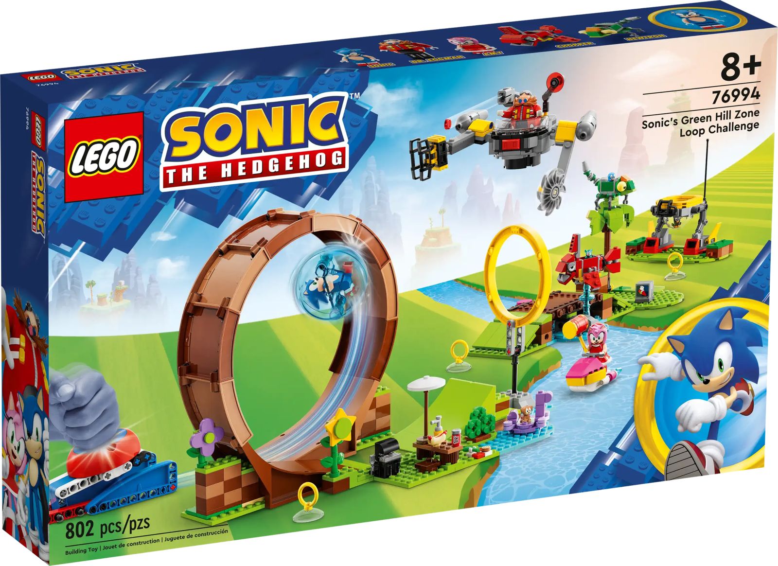 Lego Sonic Desafío Del Looping De Green Hill Zone 76994