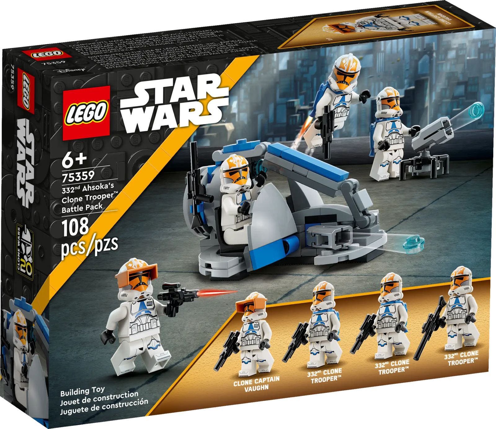 Lego Star Wars Pack de Combate Soldados Clon de la 332 de Ahsoka 75359