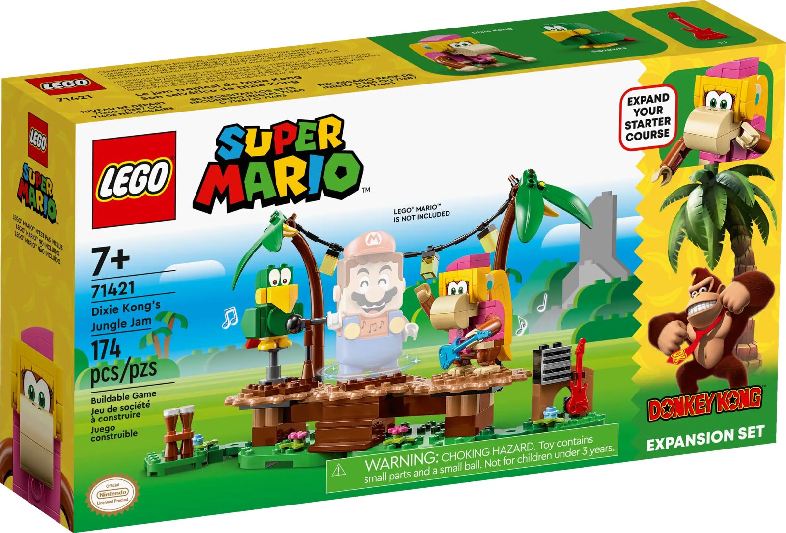 Lego Super Mario Set de Expansión Jaleo en la jungla con Dixie Kong 71421