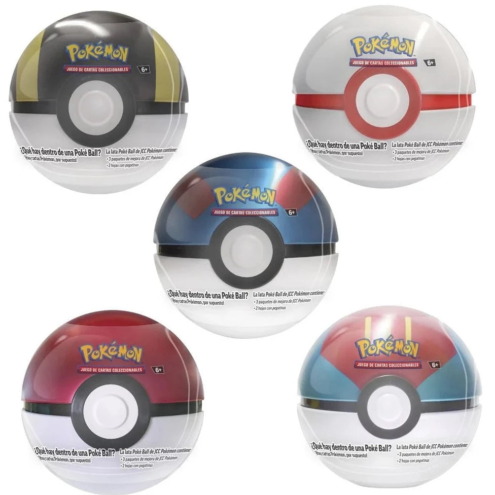 Pokemon TCG Poke Ball Tin Q3 2023 Case Español
