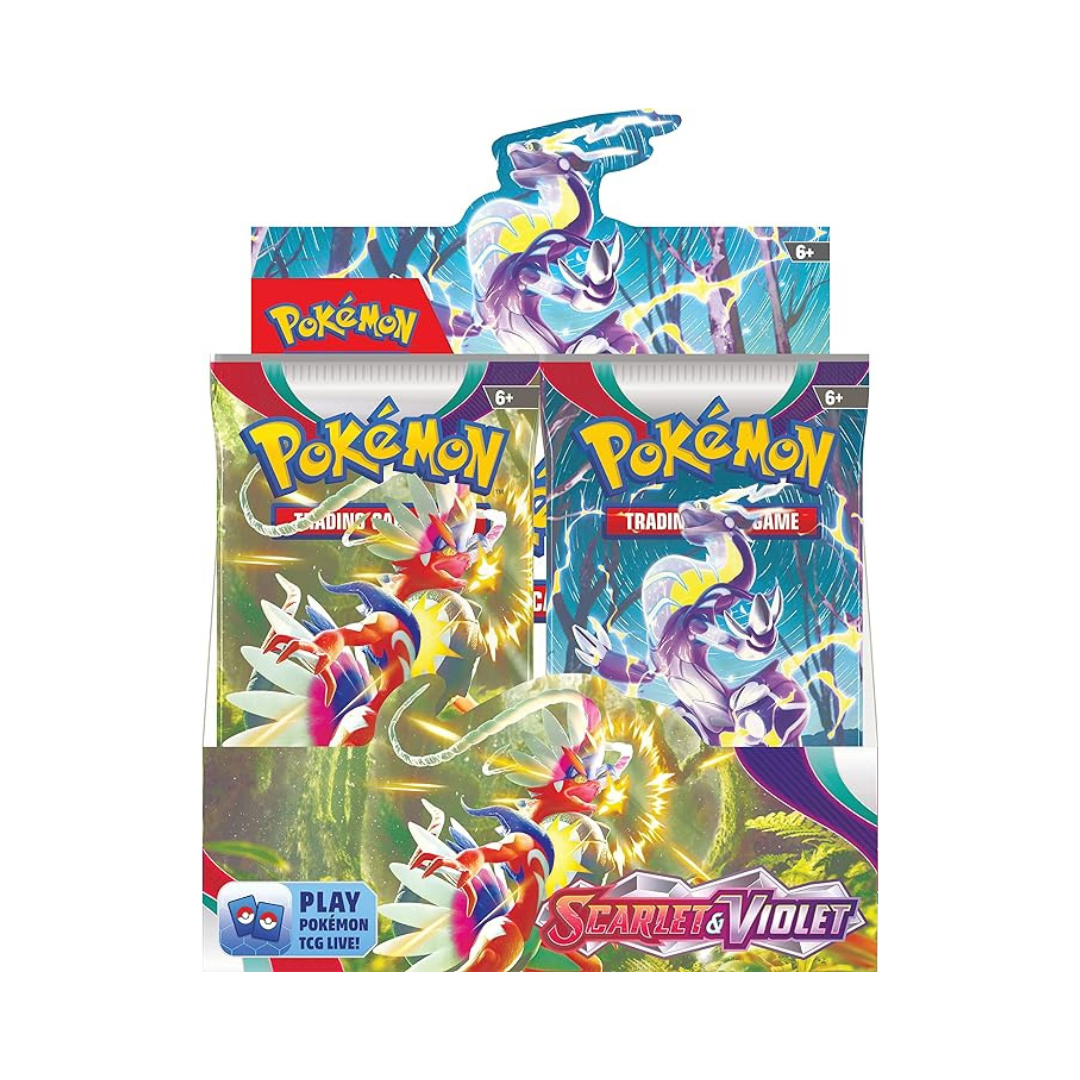 POKEMON TRADING CARD GAME SCARLET AND VIOLET BOOSTER DISPLAY INGLES