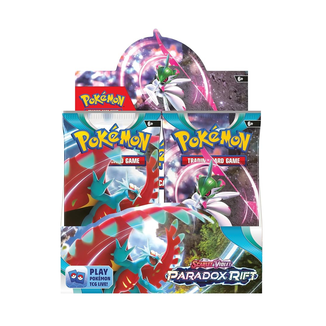 POKEMON TRADING CARD GAME SCARLET AND VIOLET PARADOX RIFT BOOSTER DISPLAY INGLES