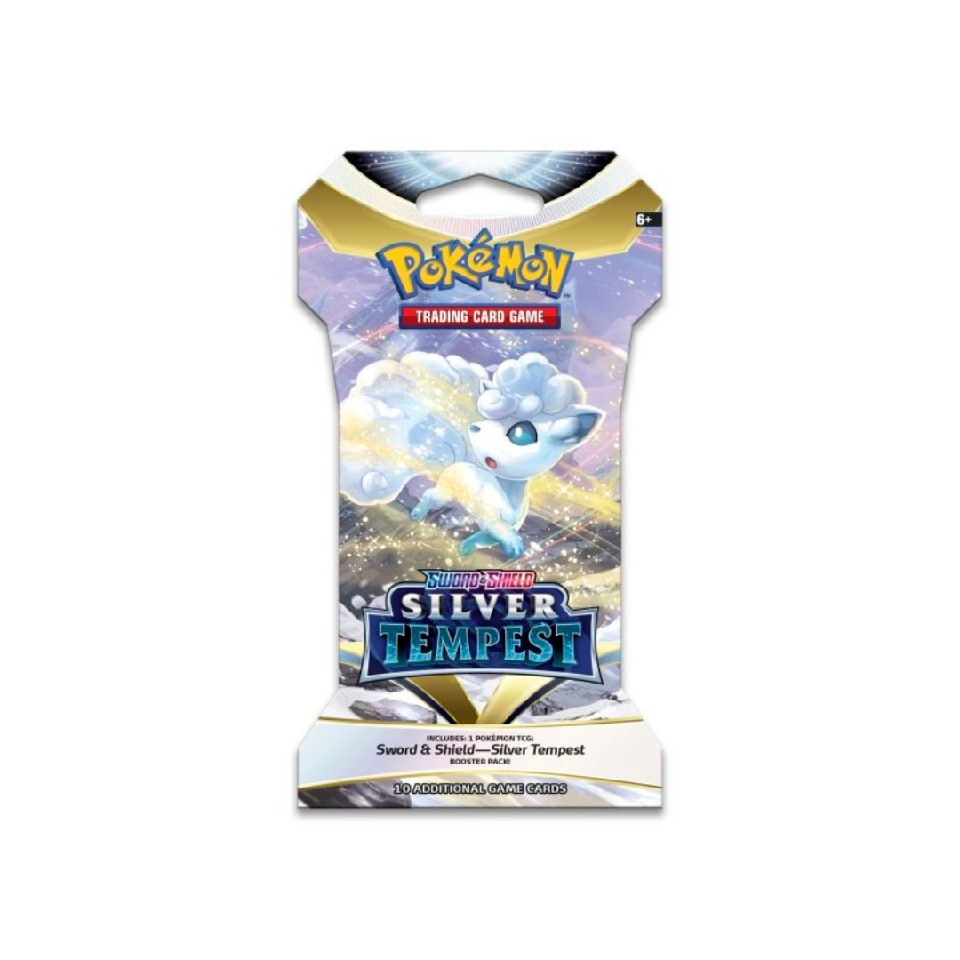 Pokemon TCG Sword & Shield Silver Tempest Sleeved Booster Pack Ingles