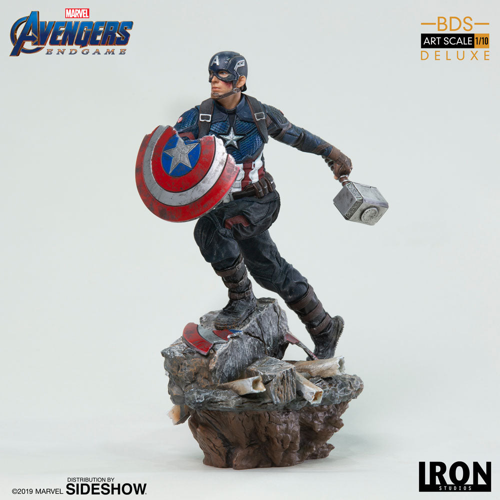 Iron Studios: Avengers Endgame - Capitan America (Deluxe Version)