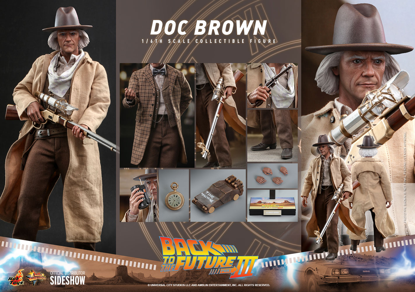 Hot Toys Back To The Future III Doc Brown
