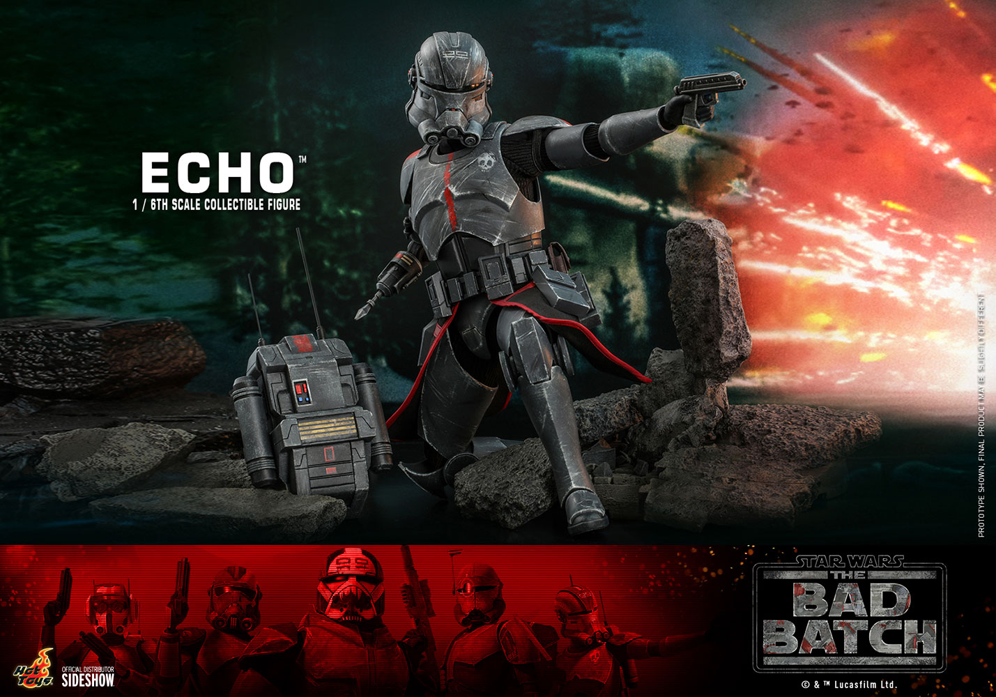 Hot Toys Star Wars The Bad Batch Echo