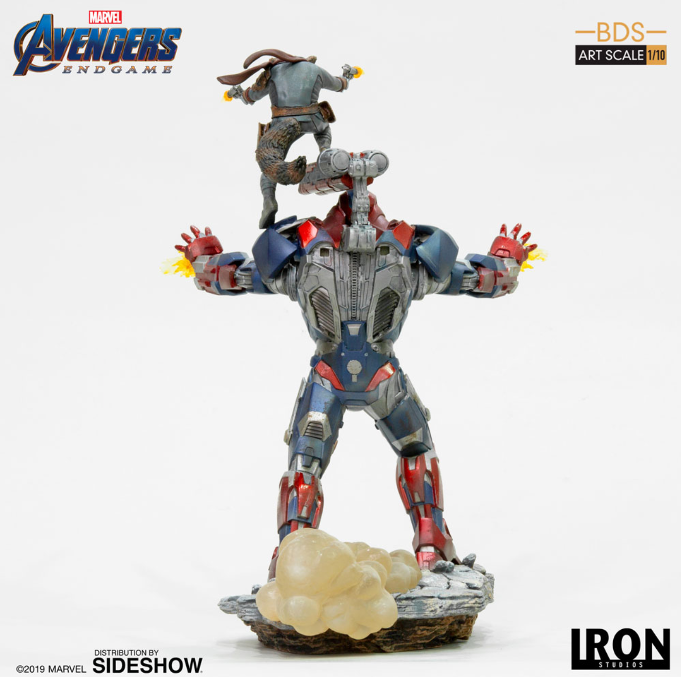 Iron Studios: Avengers Endgame - Iron Patriot & Rocket
