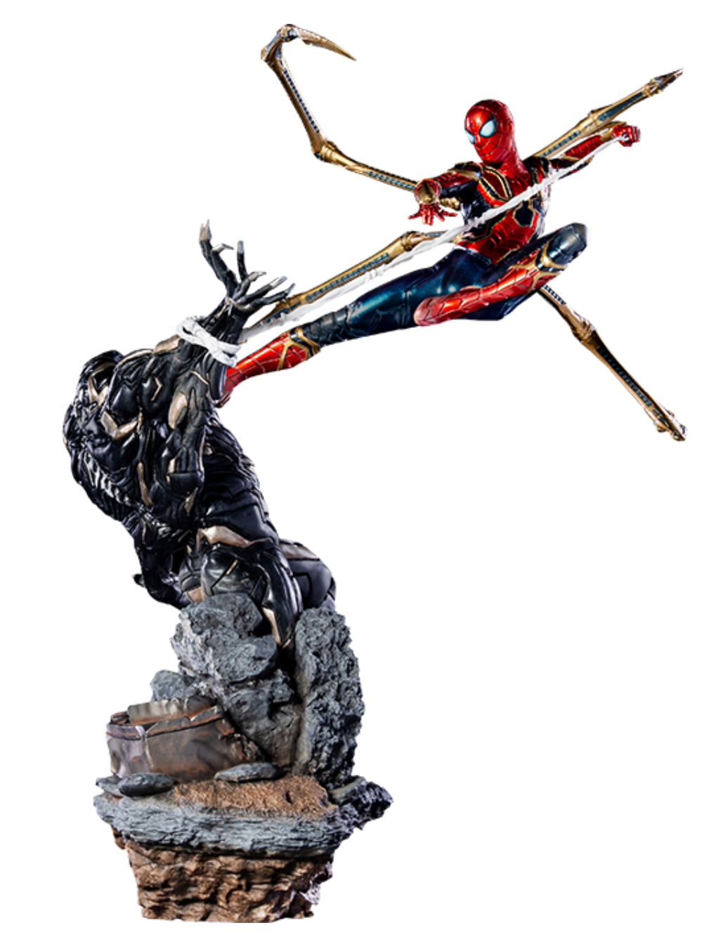 Iron Studios Avengers Endgame - Iron Spider vs Outrider