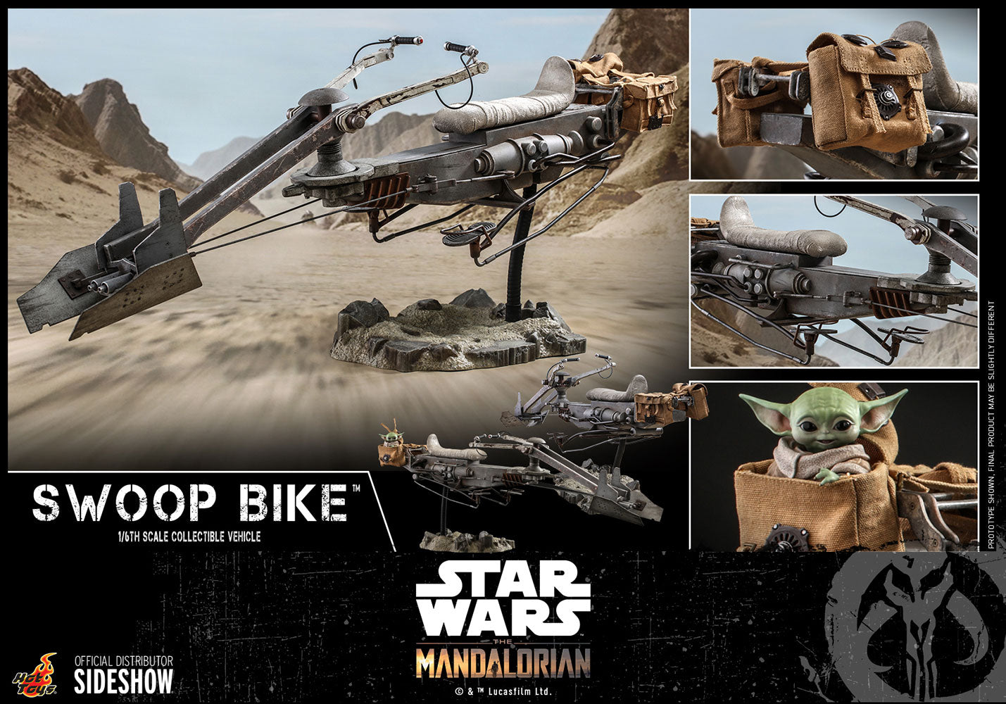 Hot Toys Star Wars The Mandalorian Swoop Bike