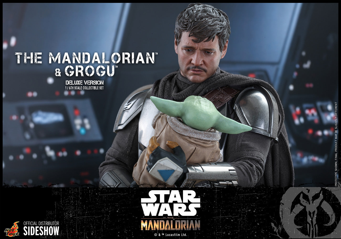 Hot Toys Star Wars The Mandalorian Mandalorian & Baby Yoda Deluxe Version