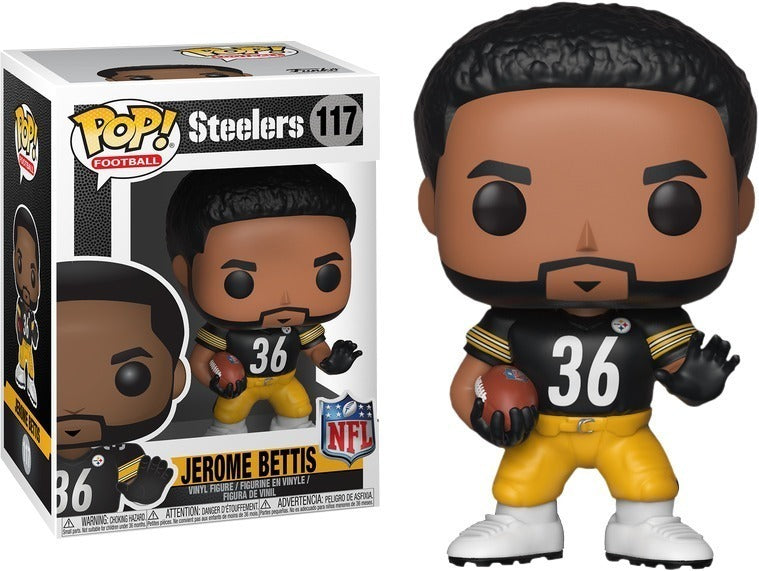 DESCUENTOS Funko NFL Steelers Jerome Bettis 117 (Caja Dañada)