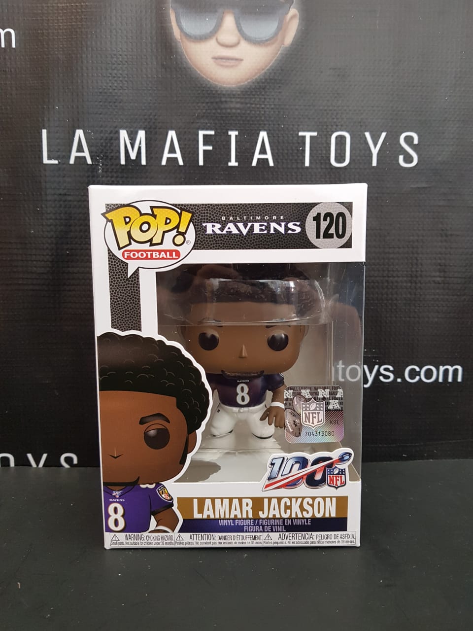 Funko Pop NFL Ravens Lamar Jackson 120