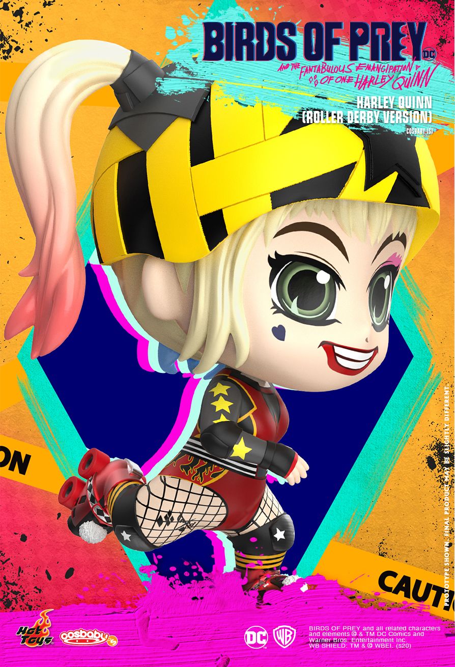 Hot Toys Cosbaby - Harley Quinn (Roller Derby Version)