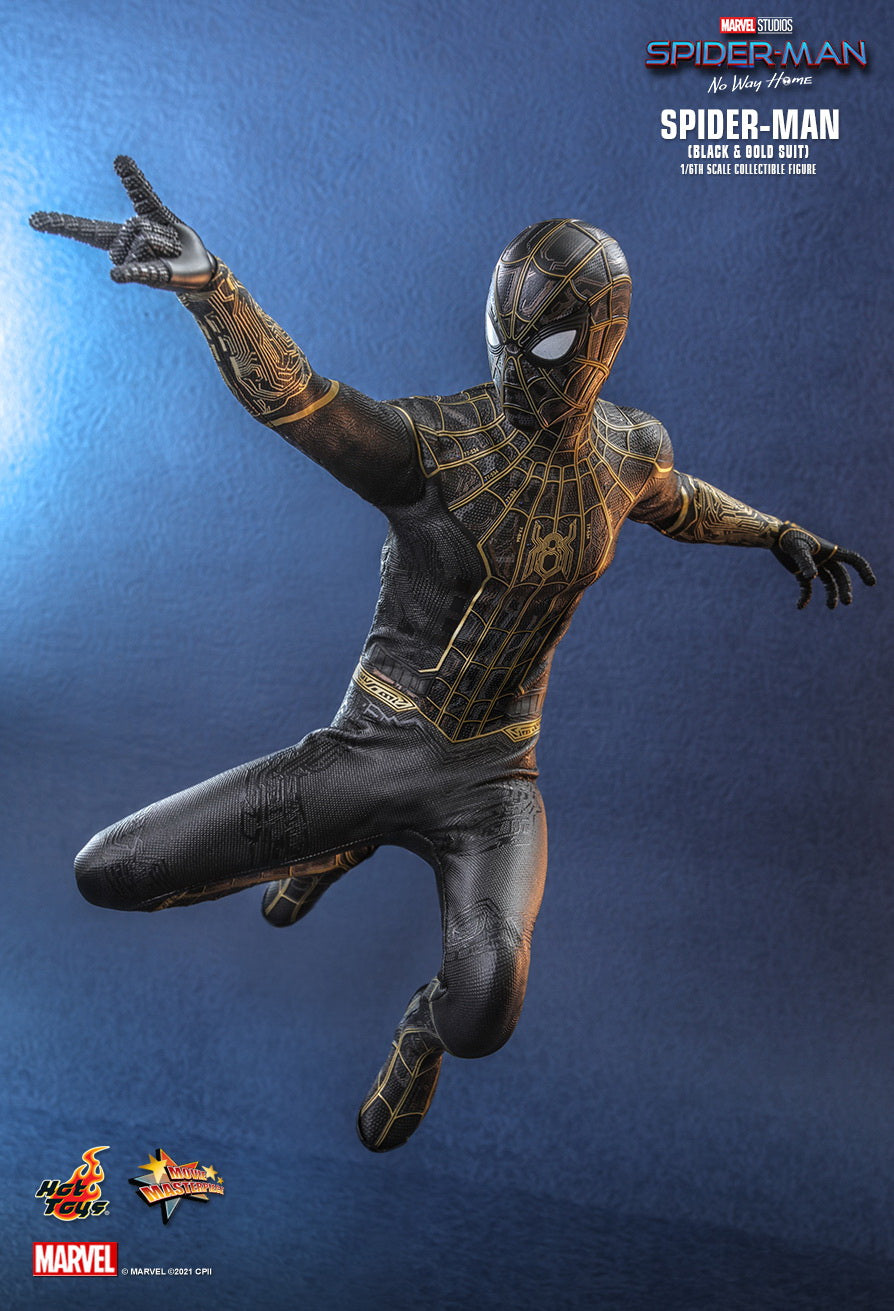 Hot Toys Spider-Man No Way Home Spider-Man Black & Gold Suit