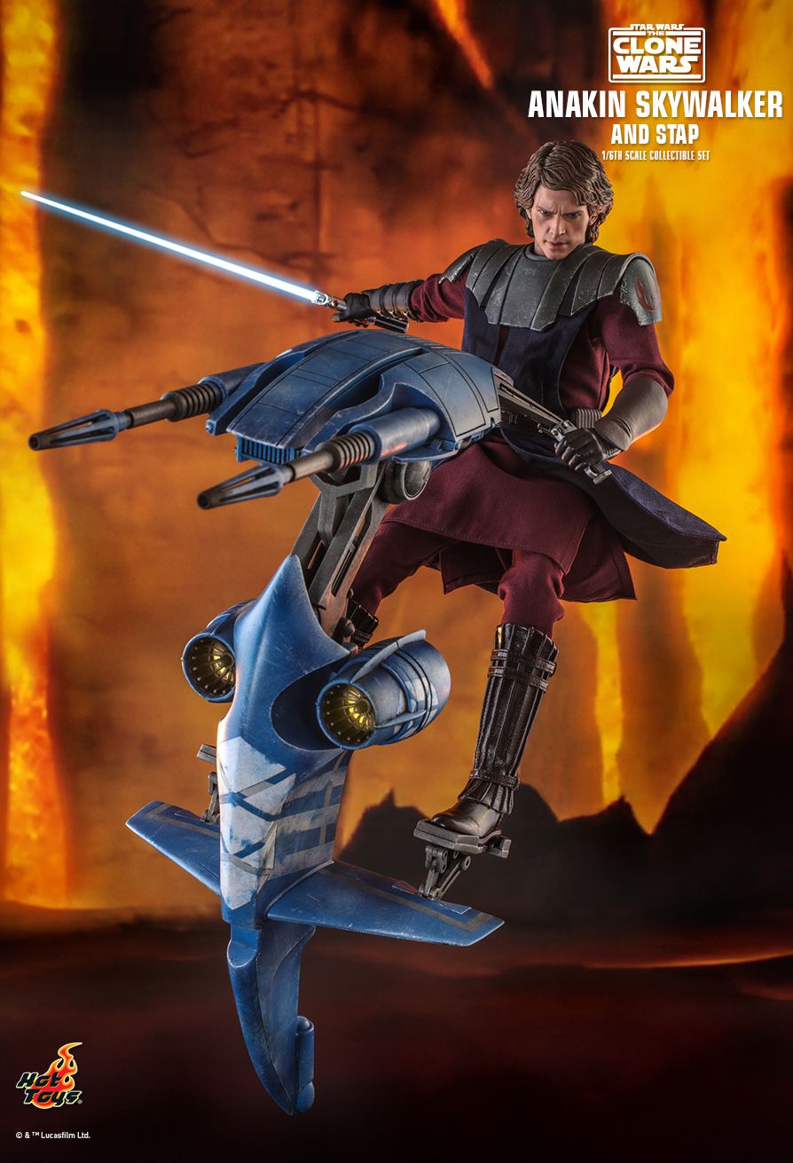Hot Toys The Clone Wars Anakin Skywalker And Stap