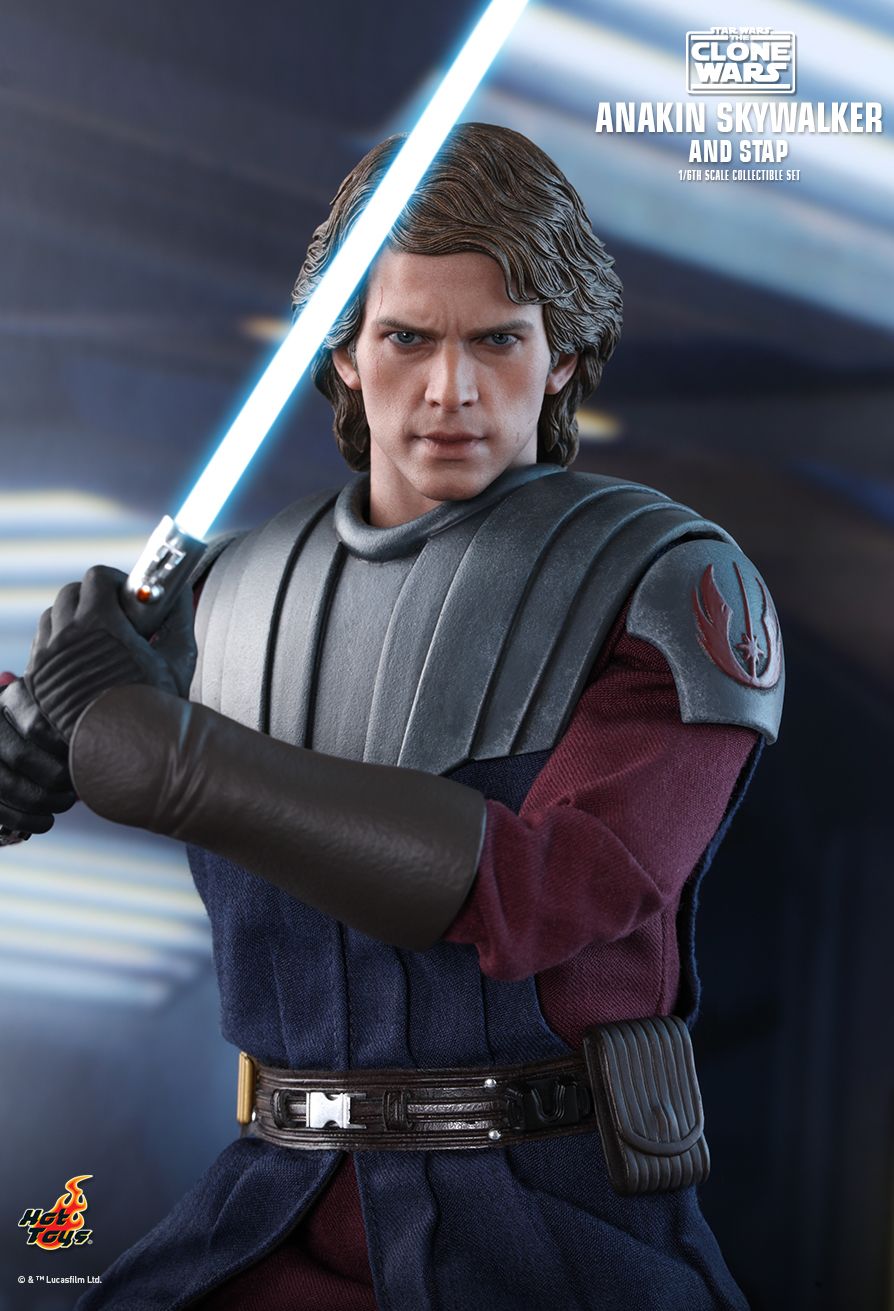 Hot Toys The Clone Wars Anakin Skywalker And Stap