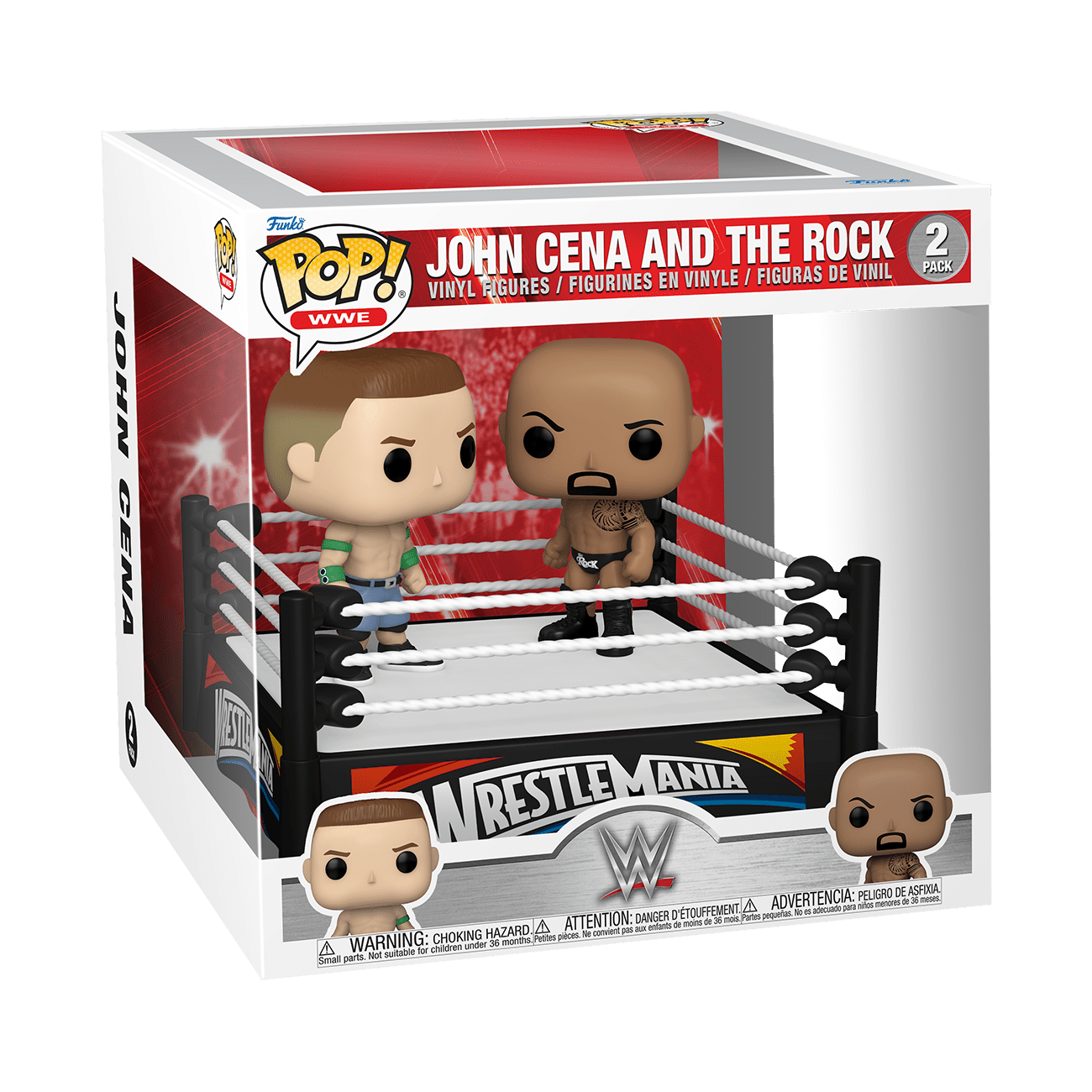 Funko Pop WWE: WWE - John Cena And The Rock
