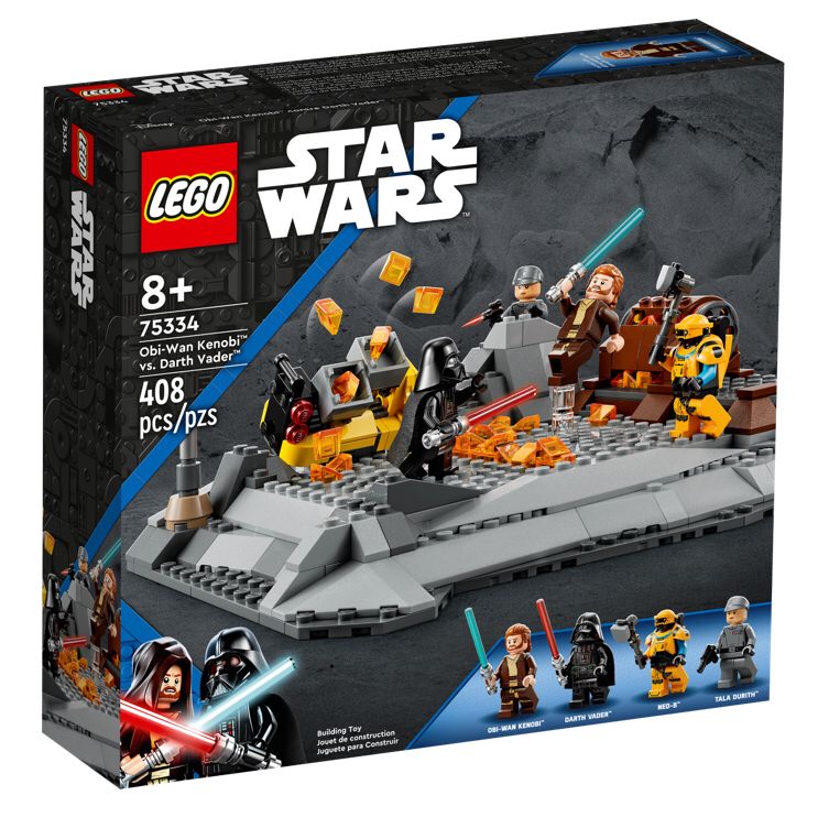Lego Star Wars Obi Wan Kenobi Vs Darth Vader 75334