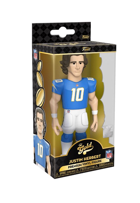 Funko Gold Justin Herbert NFL Chargers Los Angeles