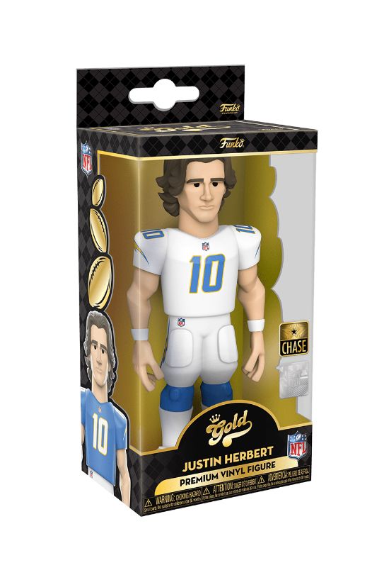 Funko Gold Justin Herbert NFL Chargers Los Angeles