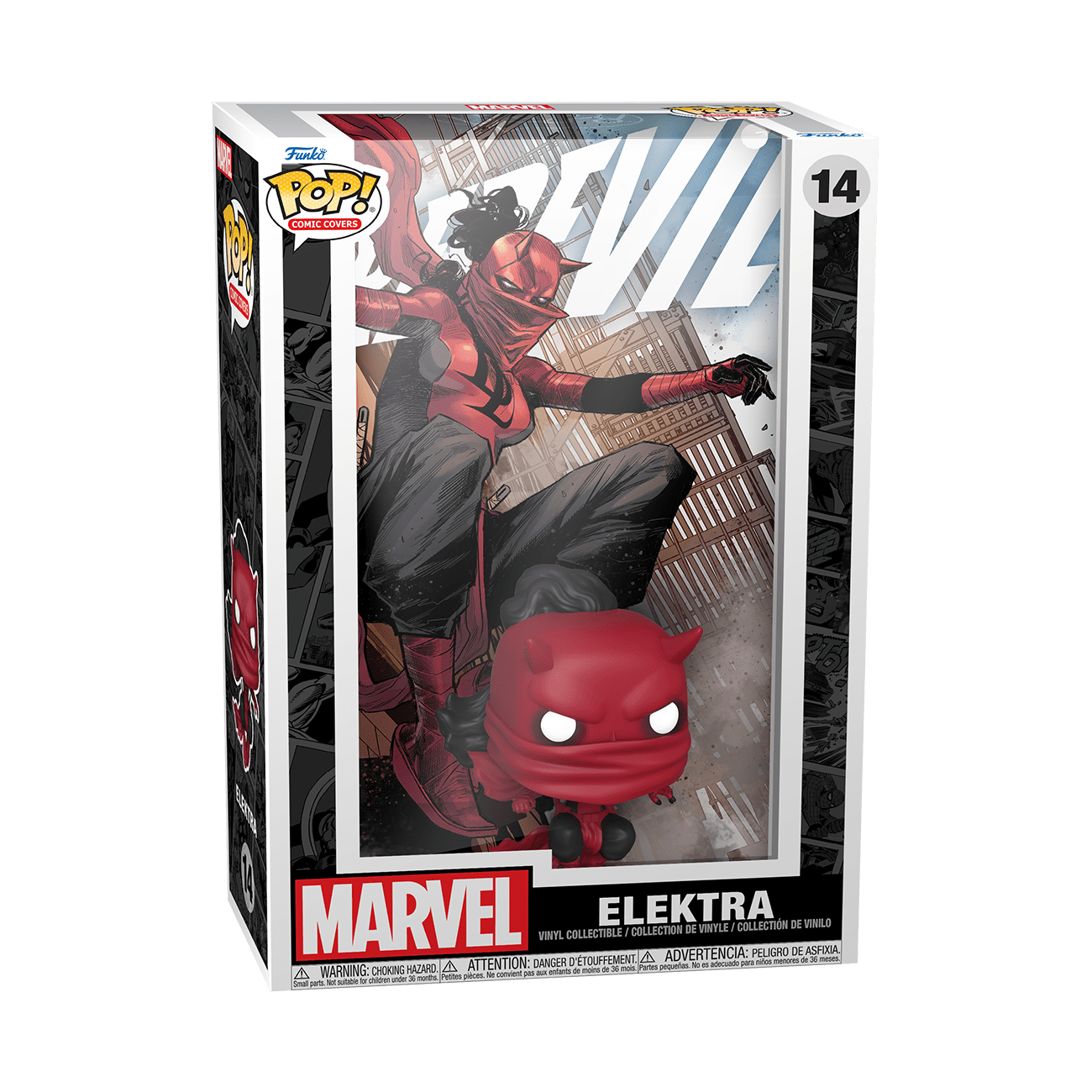 Funko Pop Comic Cover Marvel Elektra 14 Daredevil