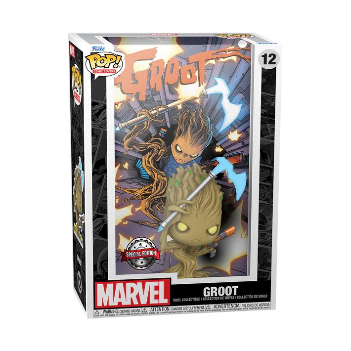 Funko Pop Comic Cover Marvel Groot 12 Guardianes De La Galaxia Exclusivo