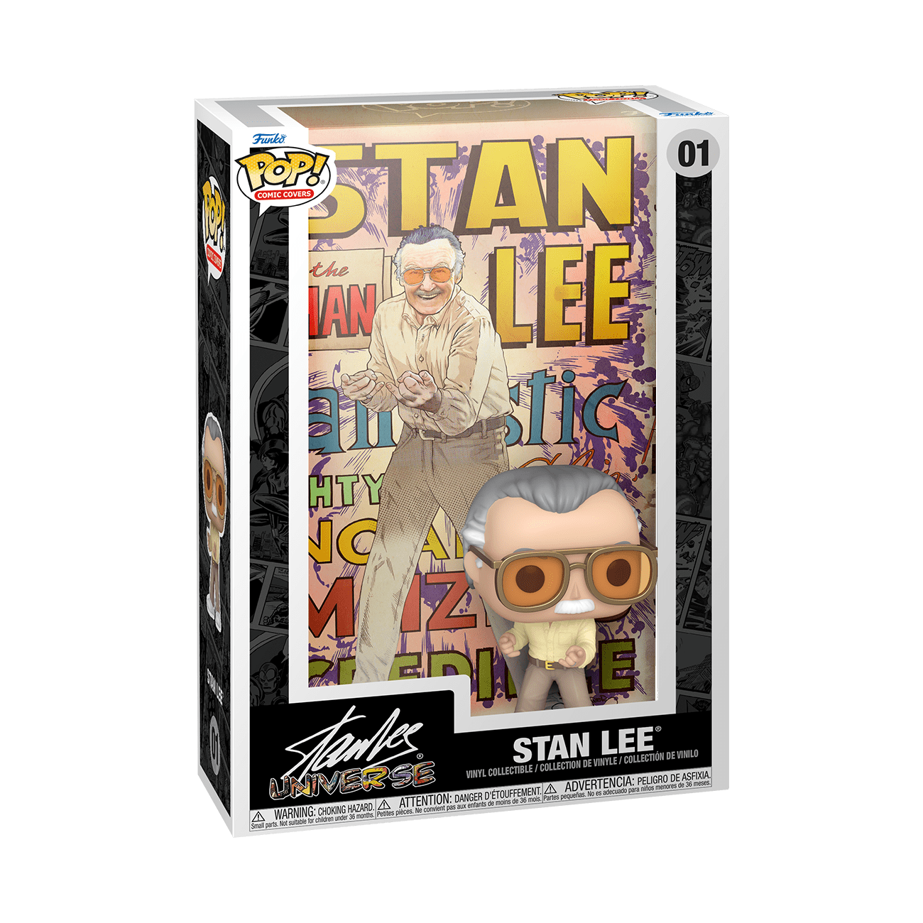 Funko Pop Comic Cover Marvel Stan Lee 01 Stan Lee Universe